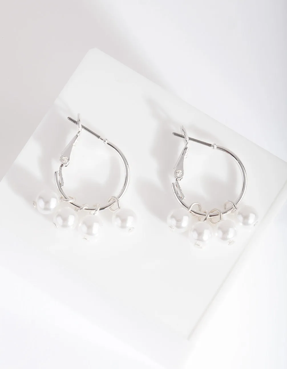 Mini Pearl Hoop Earring