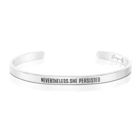 Nevertheless She Persisted Mantra Bracelet