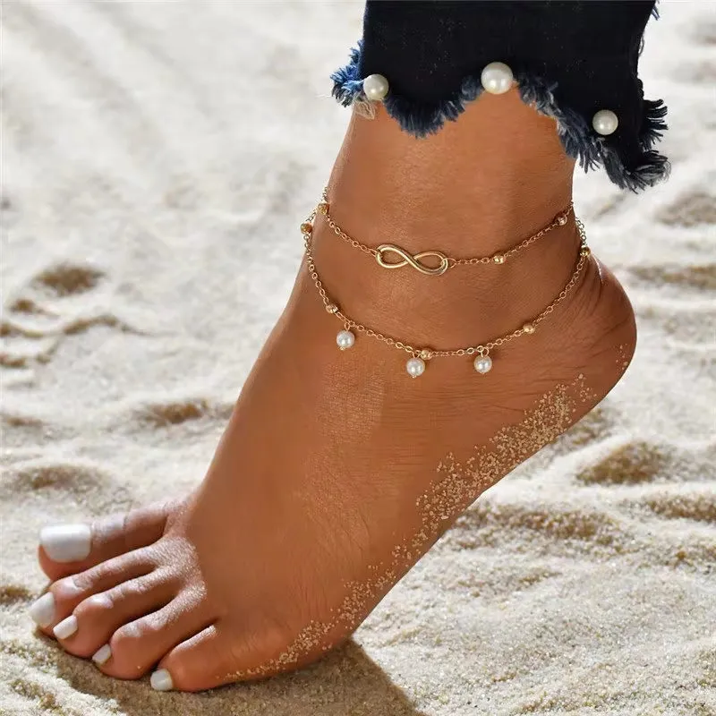 New Shell Beads Starfish Anklets for Women Beach Anklet