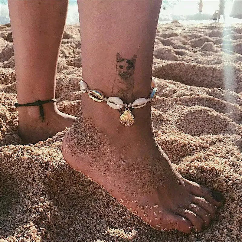 New Shell Beads Starfish Anklets for Women Beach Anklet