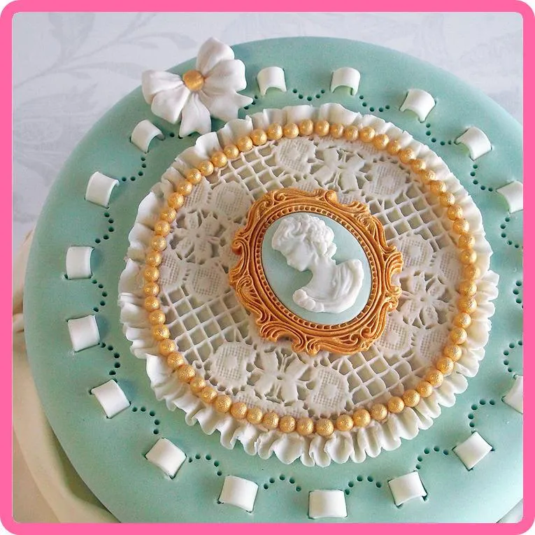 Oval Cameo & Oval Frame Silicone Mould