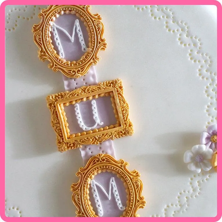 Oval Cameo & Oval Frame Silicone Mould