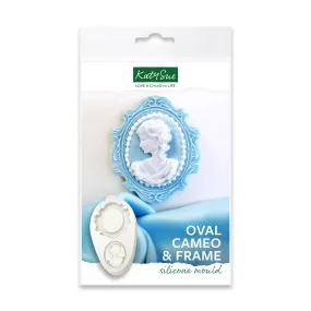 Oval Cameo & Oval Frame Silicone Mould