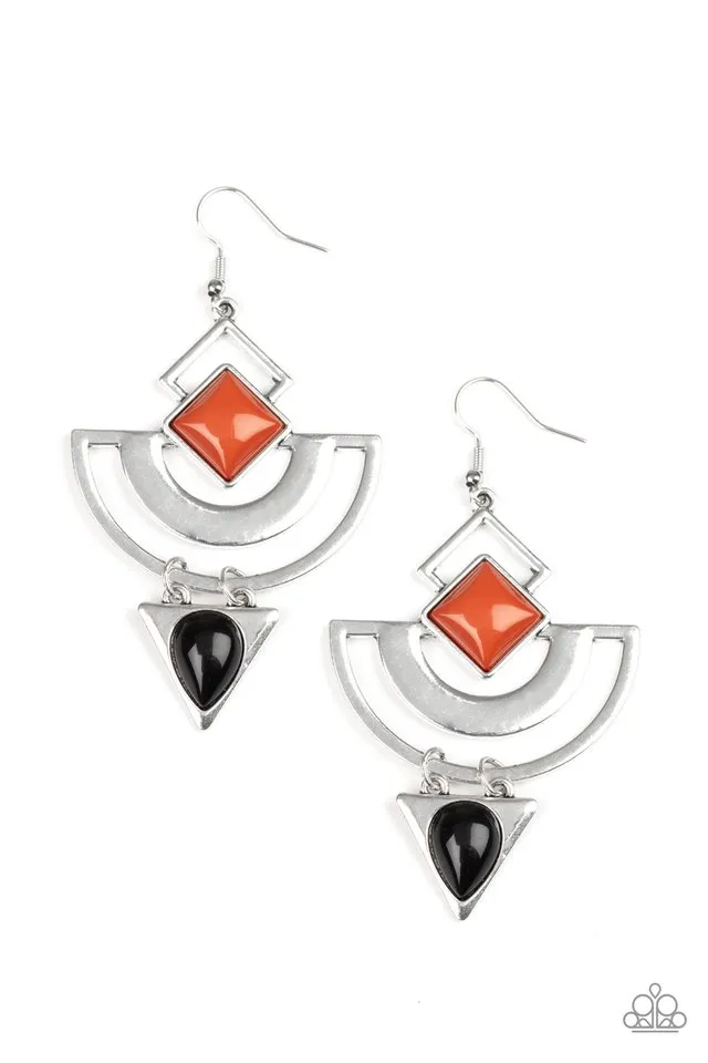Paparazzi Earring ~ Geo Gypsy - Multi