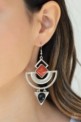Paparazzi Earring ~ Geo Gypsy - Multi