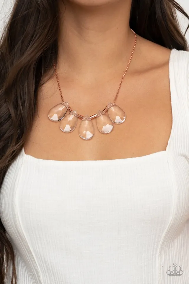 Paparazzi Necklace ~ HEIR It Out - Copper