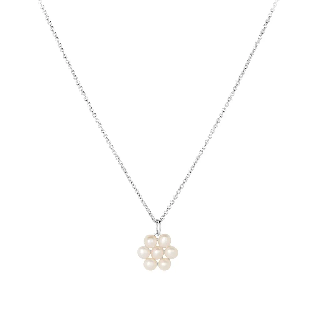 Pernille Corydon Ocean Bloom Necklace - Silver or Gold Plated