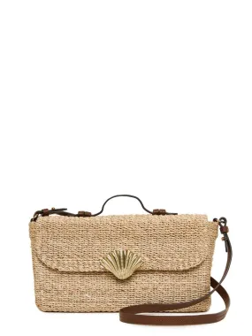 Poolside Harper Clutch in Natural