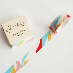 Retro Inspired Wave Pattern Washi Tape
