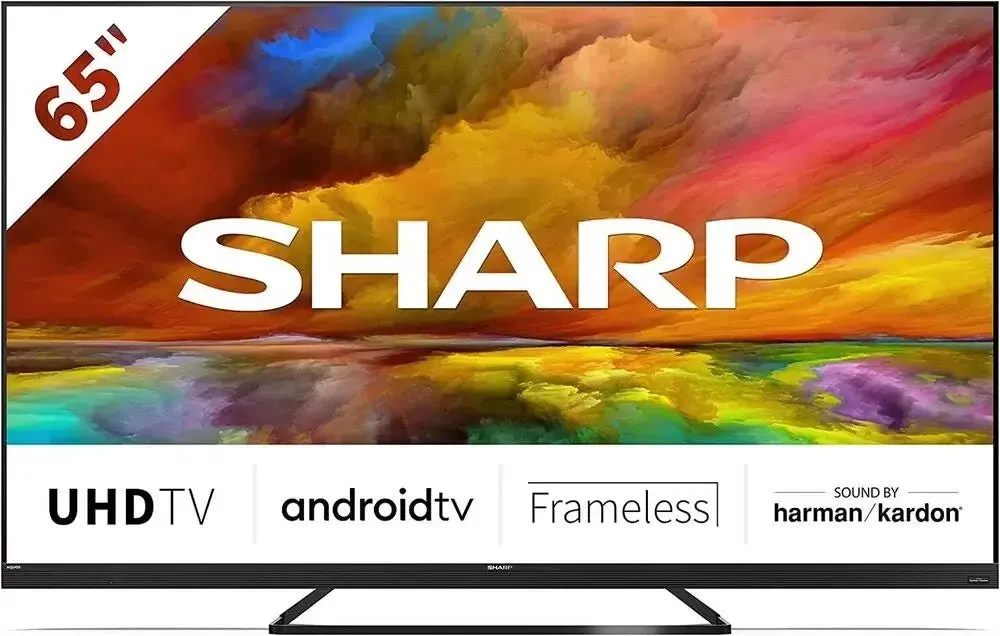 Sharp 4T-C65EQ3KM2AG 65" 4K Ultra HD Andriod Smart TV with Quantum Dot