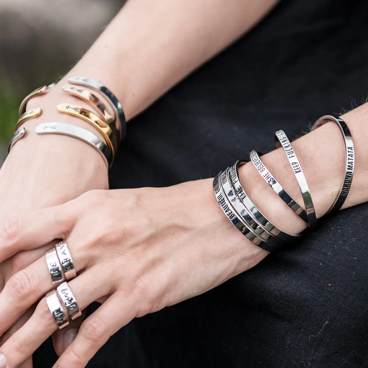 She Believed She Could So She Did Mantra Bracelet