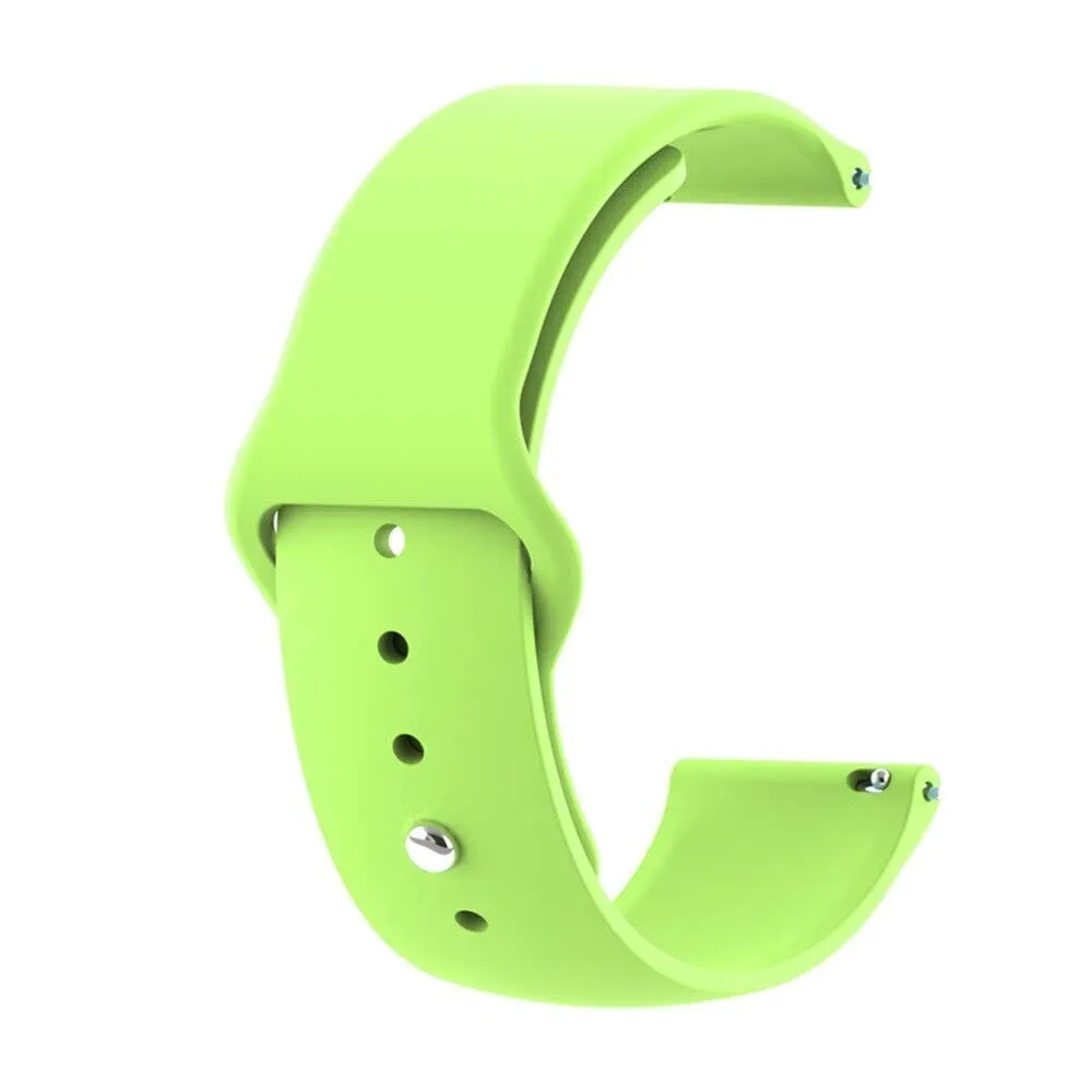Silicone Button Style Watch Straps Compatible with Kogan Hybrid  Smart Watch
