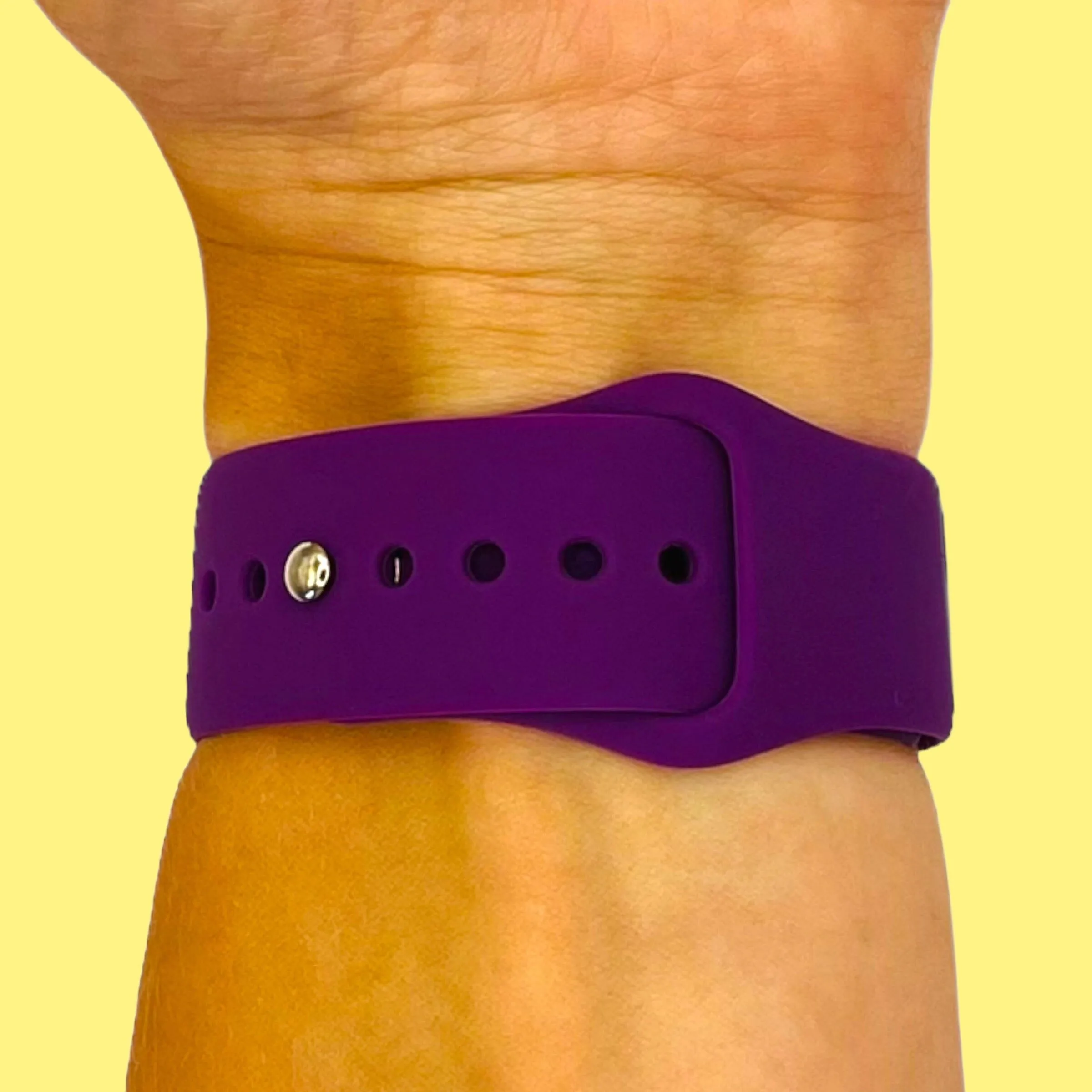 Silicone Button Style Watch Straps Compatible with Kogan Hybrid  Smart Watch