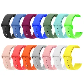 Silicone Button Style Watch Straps Compatible with Kogan Hybrid  Smart Watch