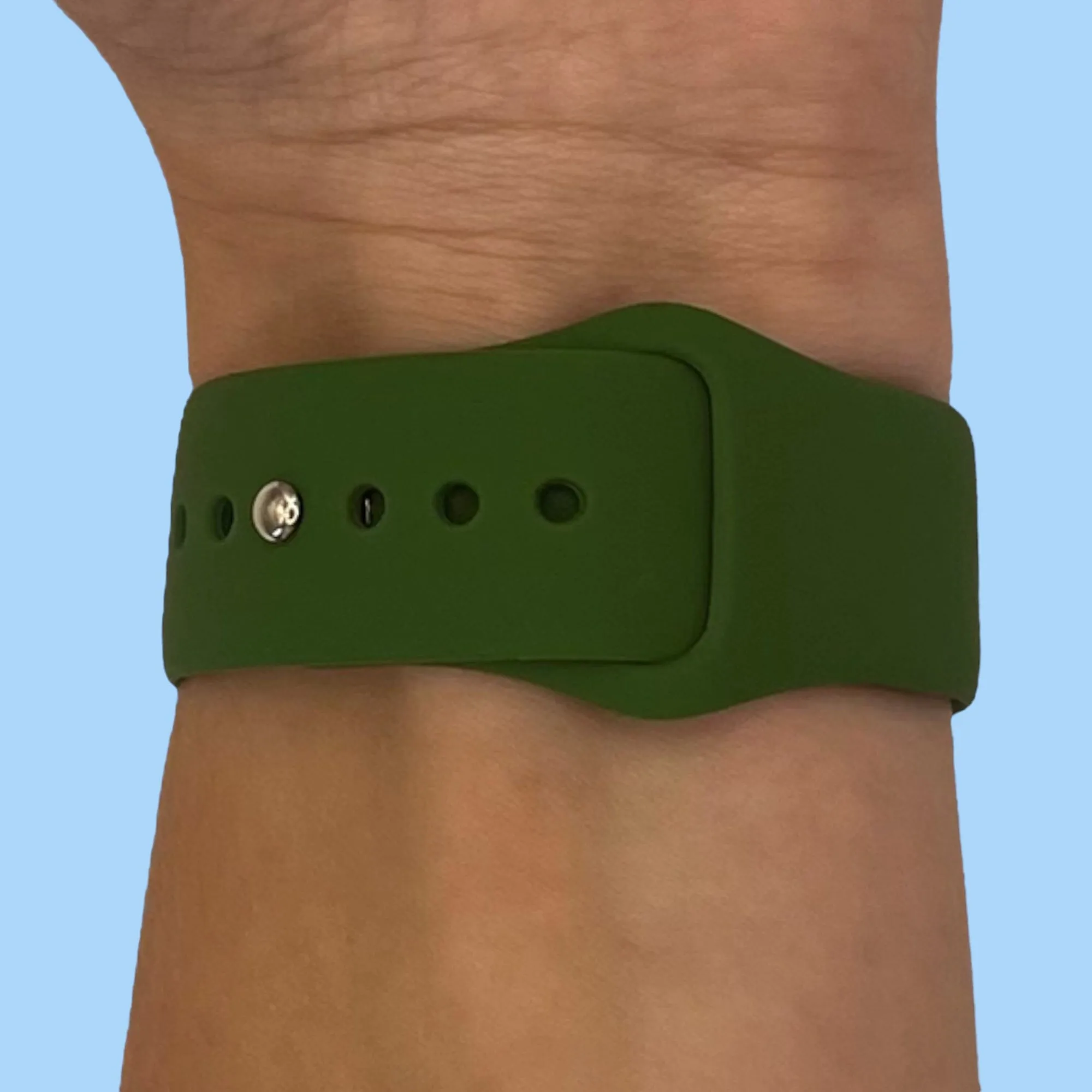 Silicone Button Style Watch Straps Compatible with Kogan Hybrid  Smart Watch
