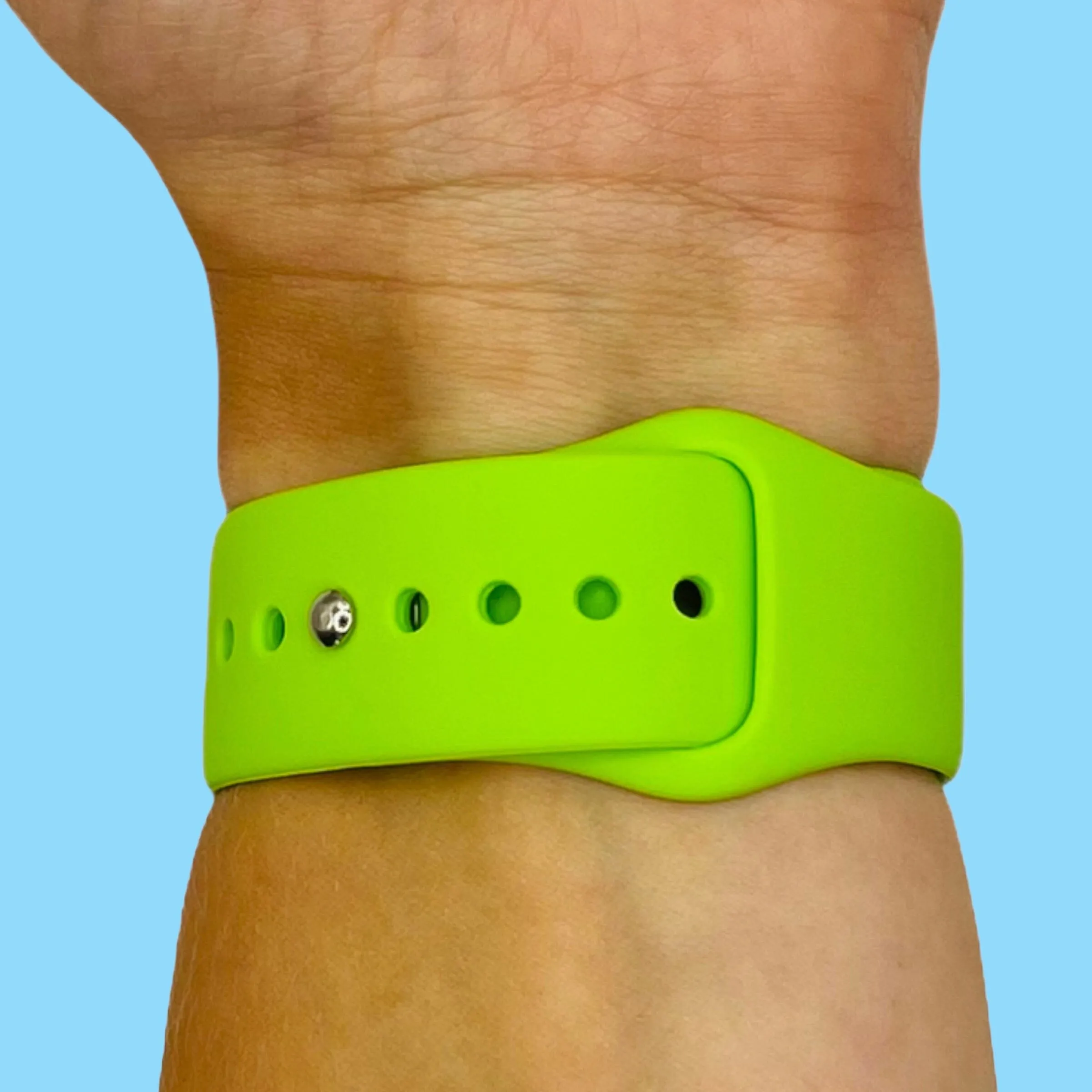 Silicone Button Style Watch Straps Compatible with Kogan Hybrid  Smart Watch