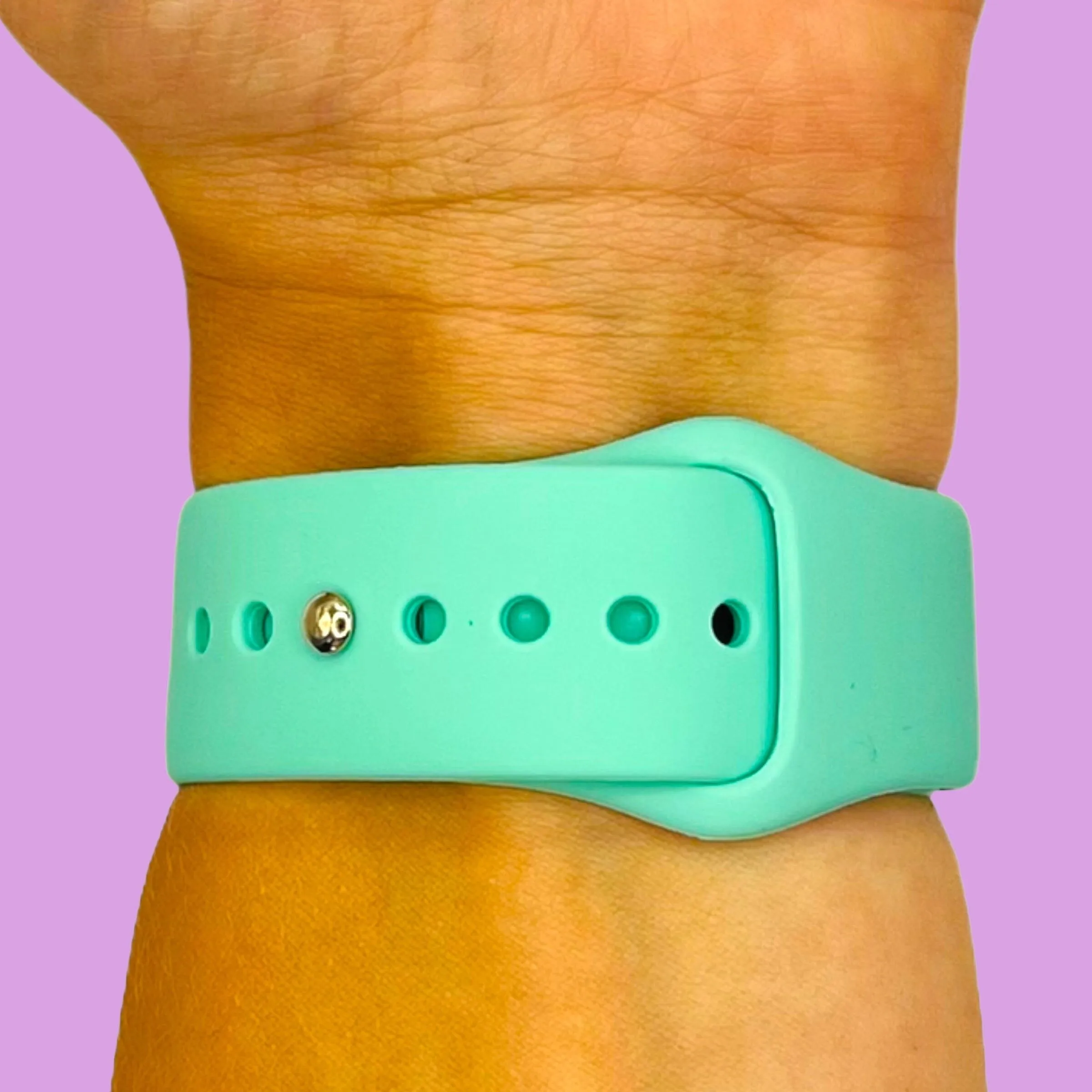 Silicone Button Style Watch Straps Compatible with Kogan Hybrid  Smart Watch