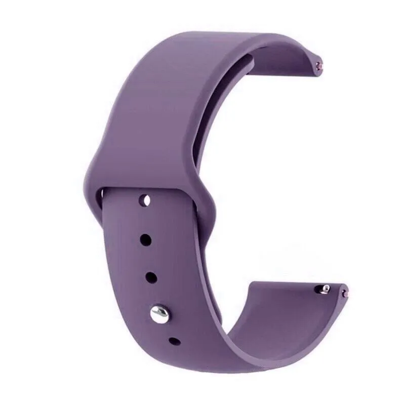 Silicone Button Style Watch Straps Compatible with Kogan Hybrid  Smart Watch