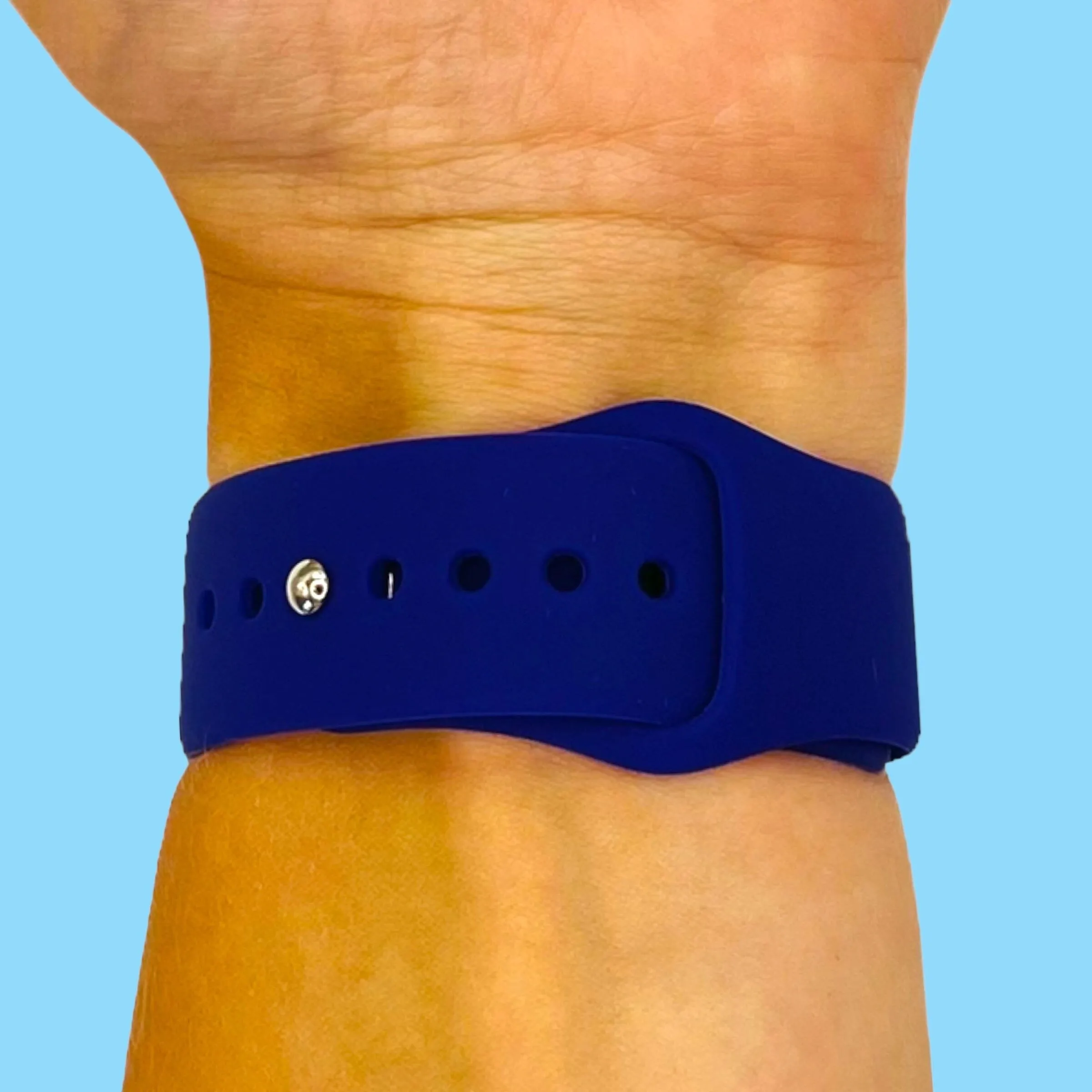 Silicone Button Style Watch Straps Compatible with Kogan Hybrid  Smart Watch