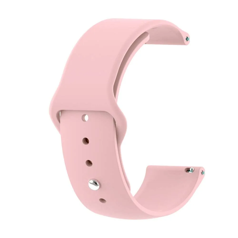 Silicone Button Style Watch Straps Compatible with Kogan Hybrid  Smart Watch