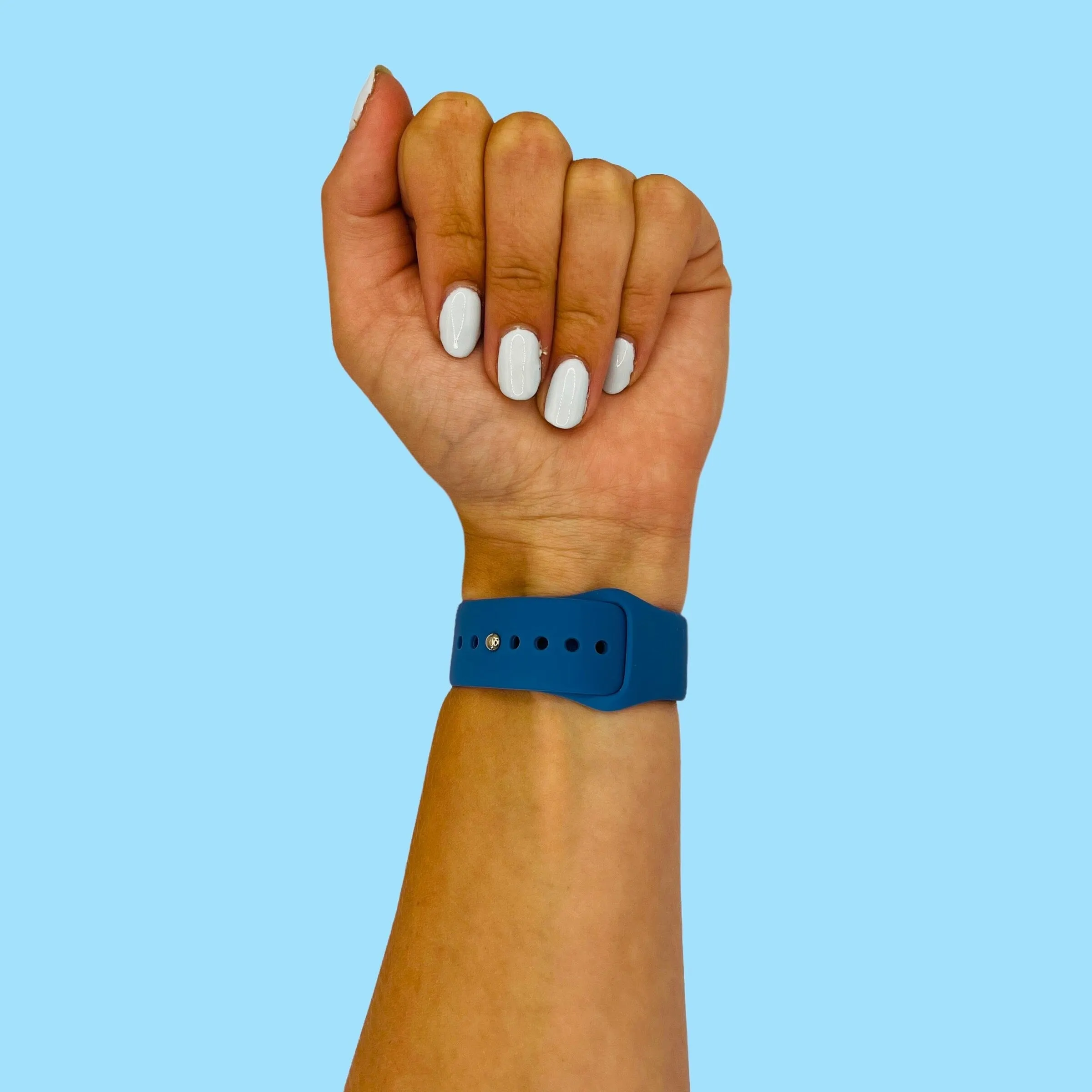 Silicone Button Style Watch Straps Compatible with Kogan Hybrid  Smart Watch