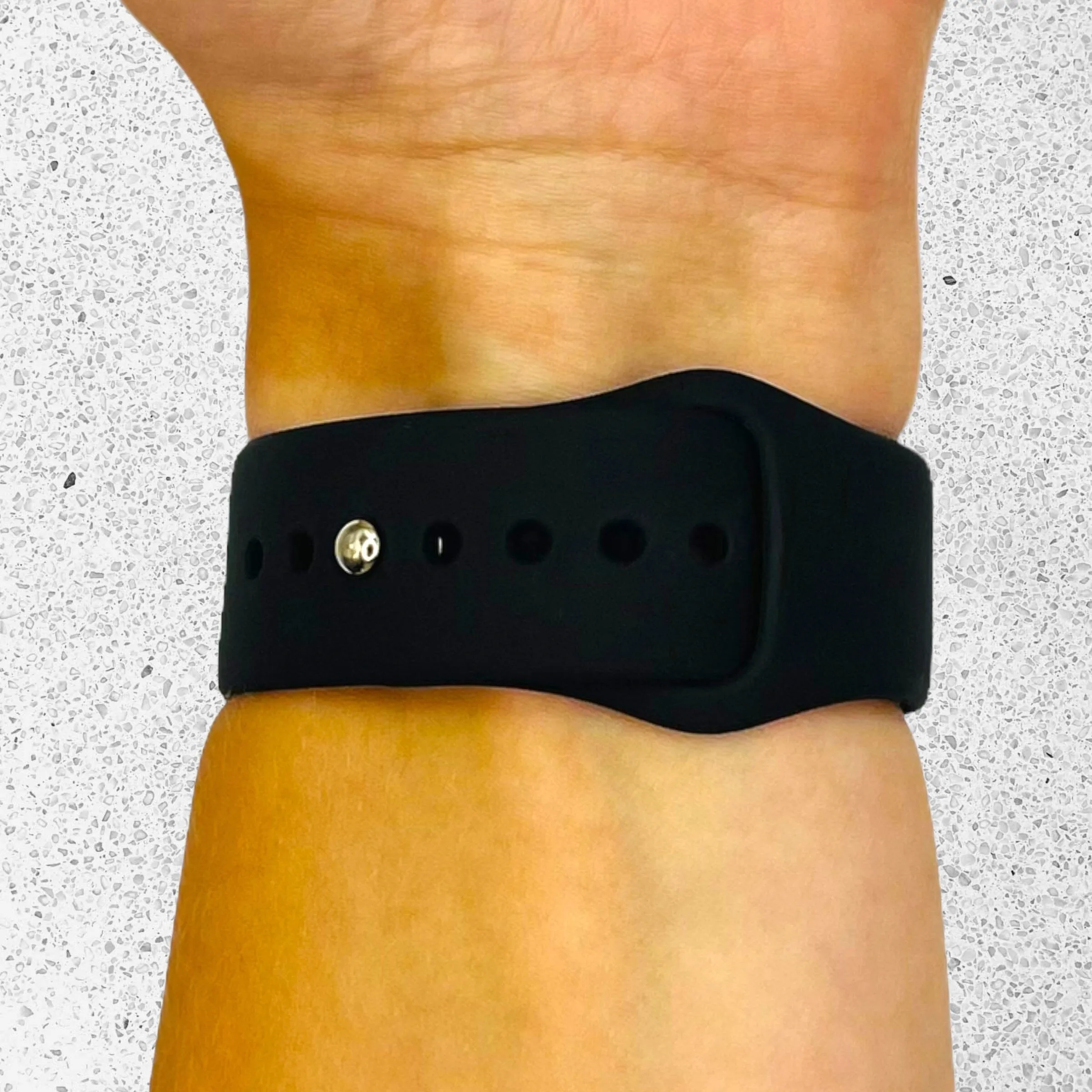 Silicone Button Style Watch Straps Compatible with Kogan Hybrid  Smart Watch