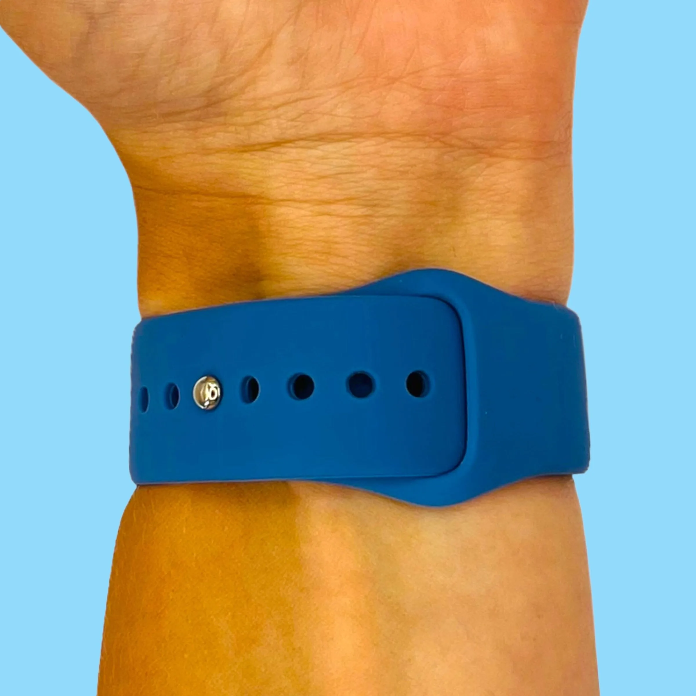 Silicone Button Style Watch Straps Compatible with Kogan Hybrid  Smart Watch
