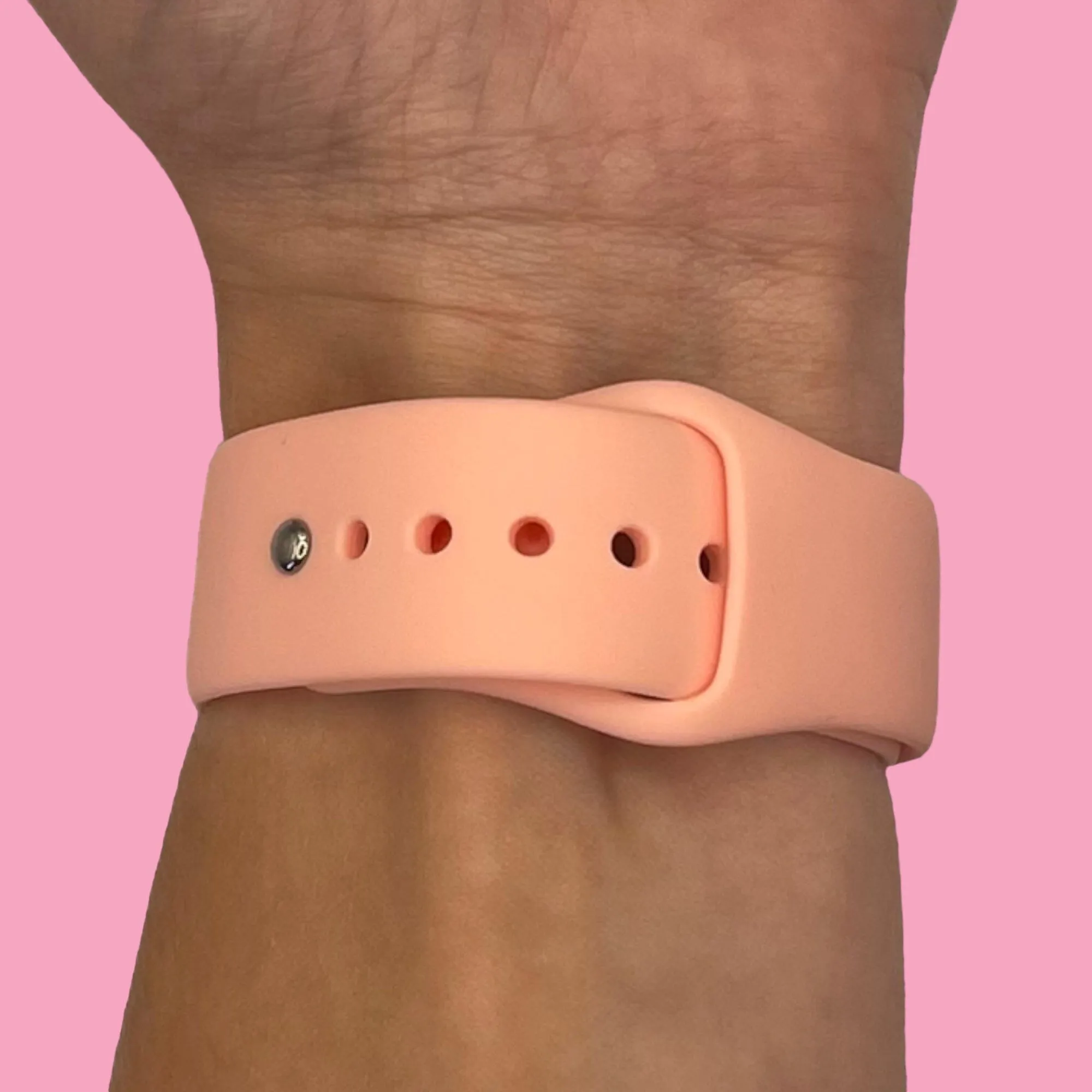 Silicone Button Style Watch Straps Compatible with Kogan Hybrid  Smart Watch