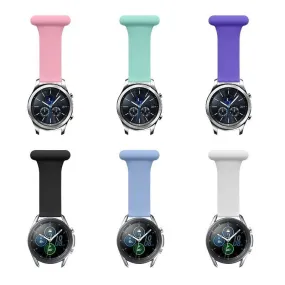 Silicone Nurses Pin Fobs compatible with the Fossil Hybrid Range