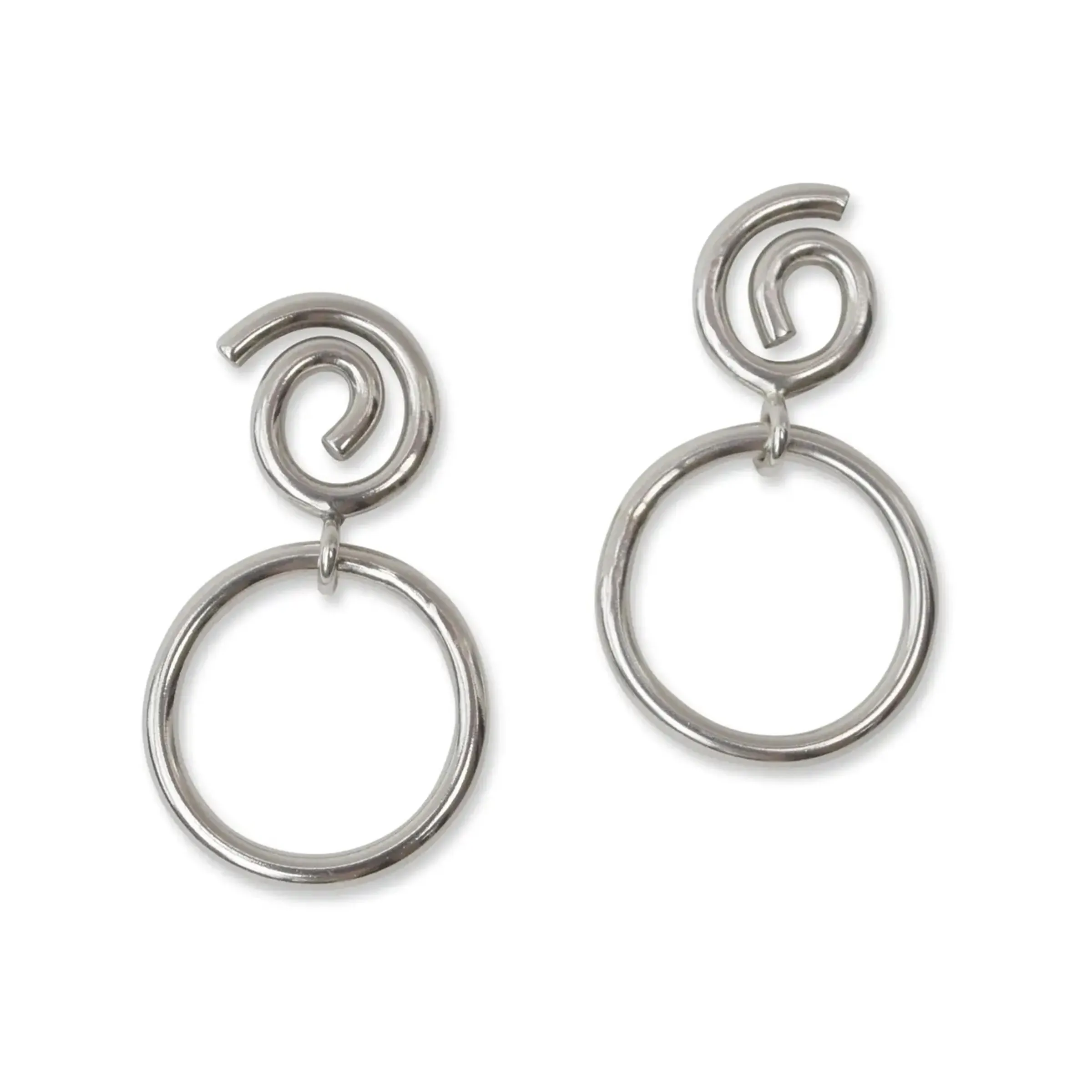 Silver Knocker Earrings