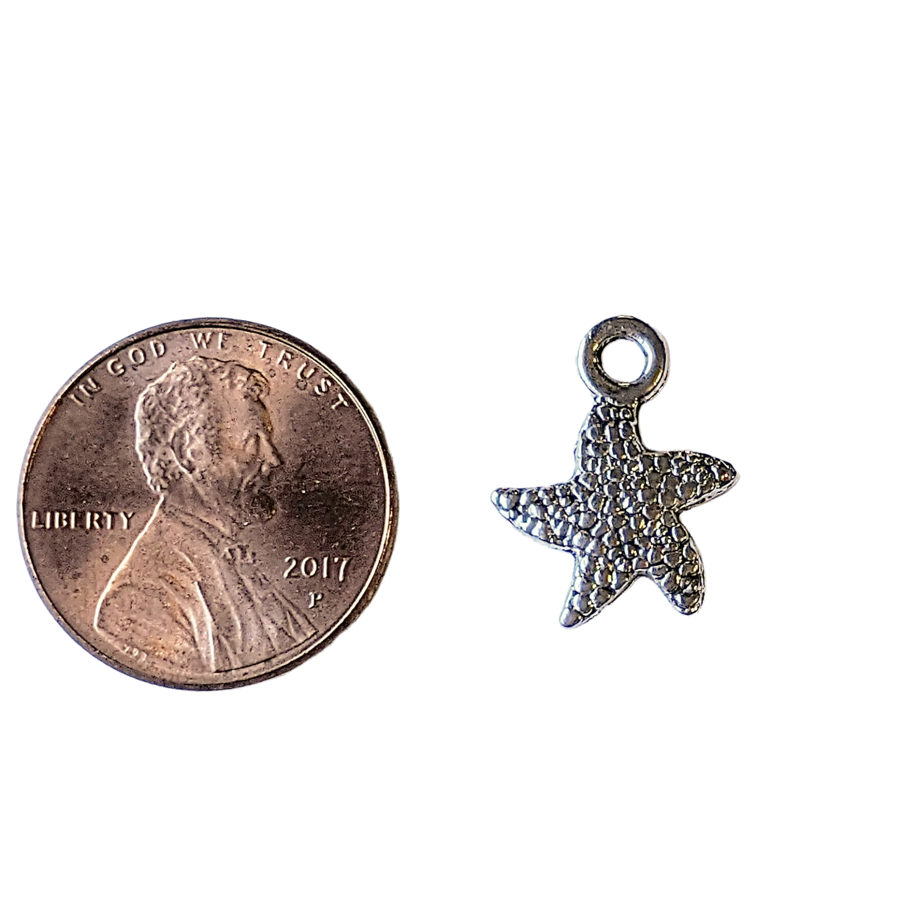 Silver Starfish Charm V