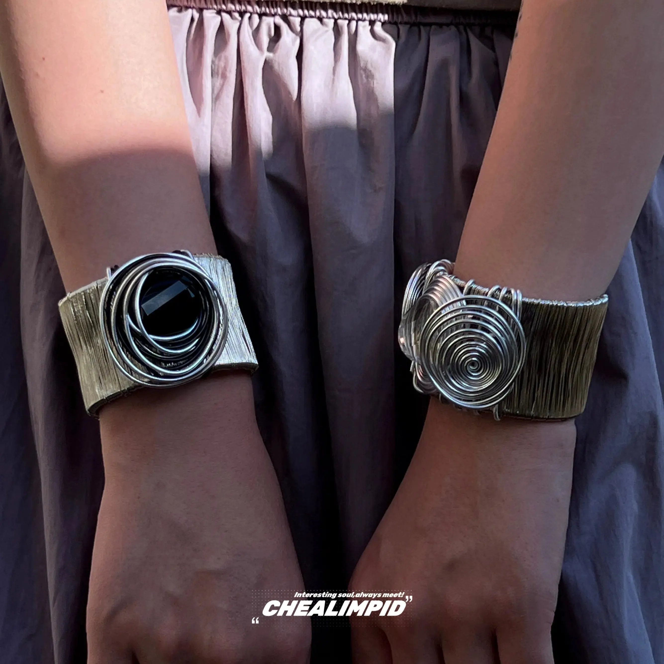 Spiral Cuff Bracelets