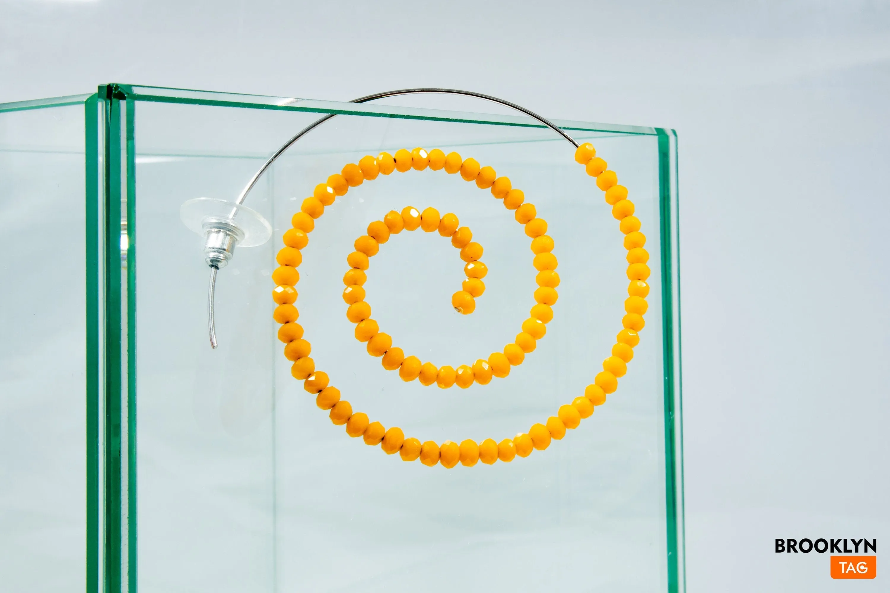 Spiral Earrings Black