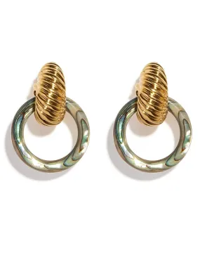 Spiral Shell Earrings