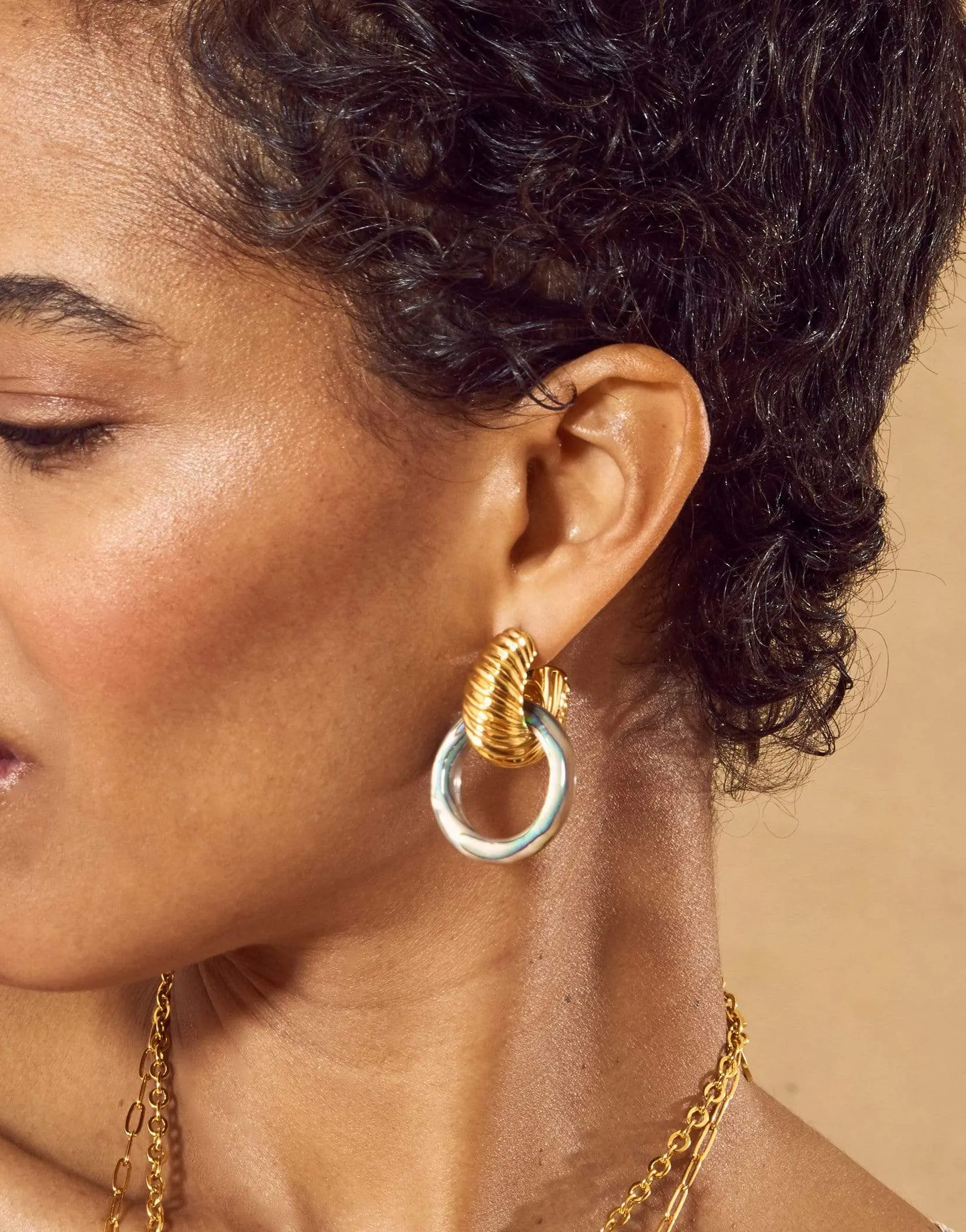 Spiral Shell Earrings