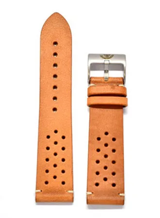 Squale Tan Handmade Leather Strap - 22mm