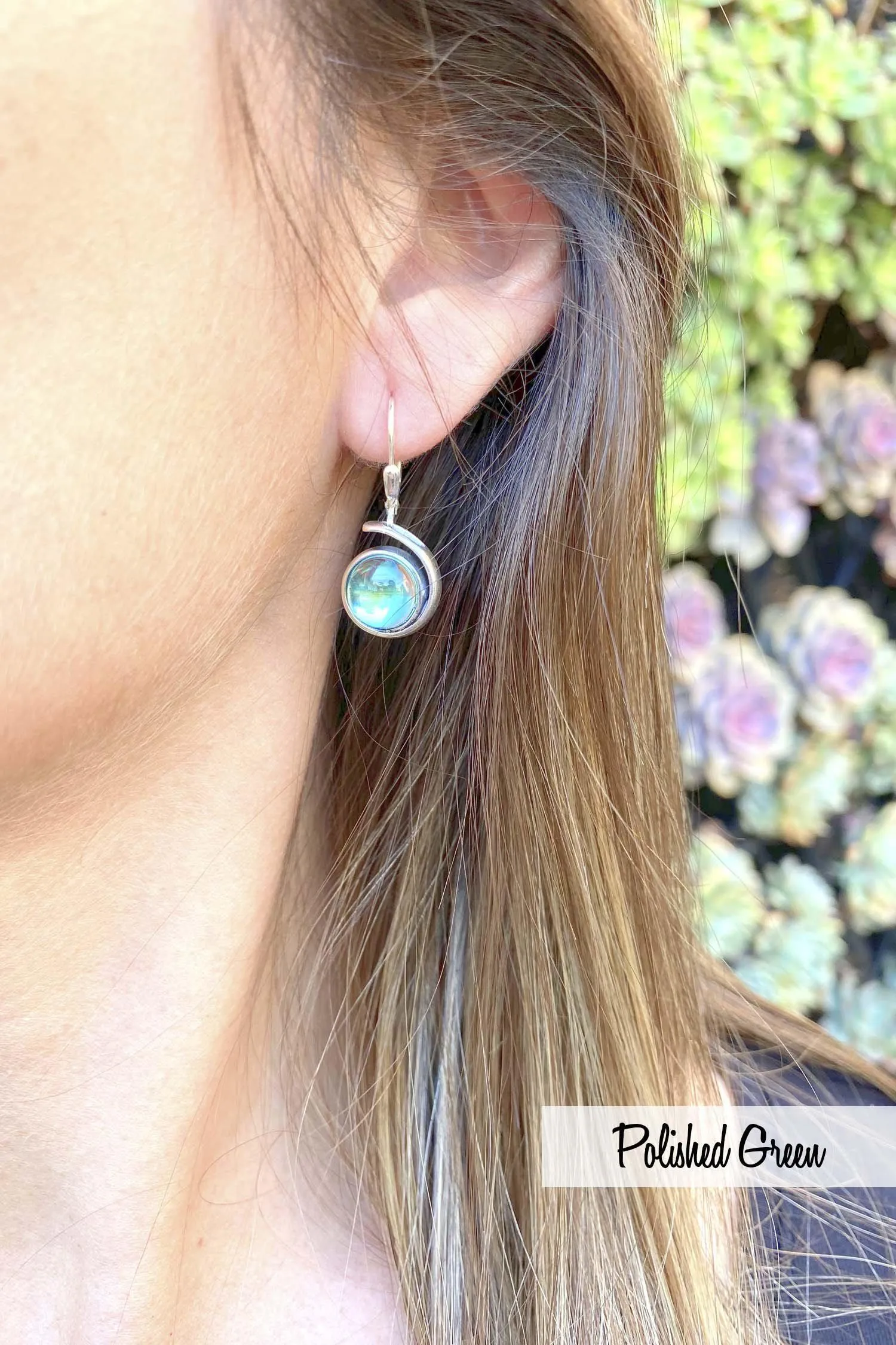 Sterling Silver Wave Earrings