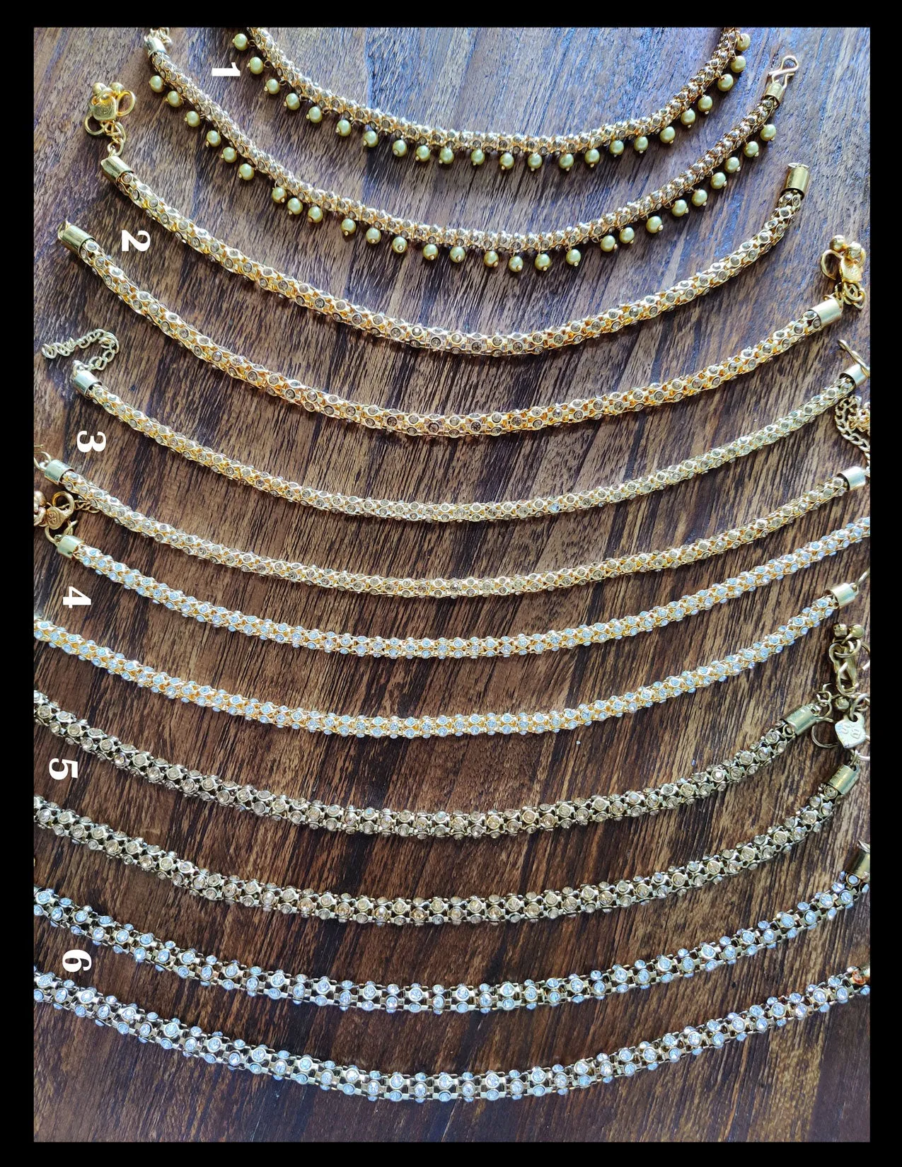 Stone Western Anklets