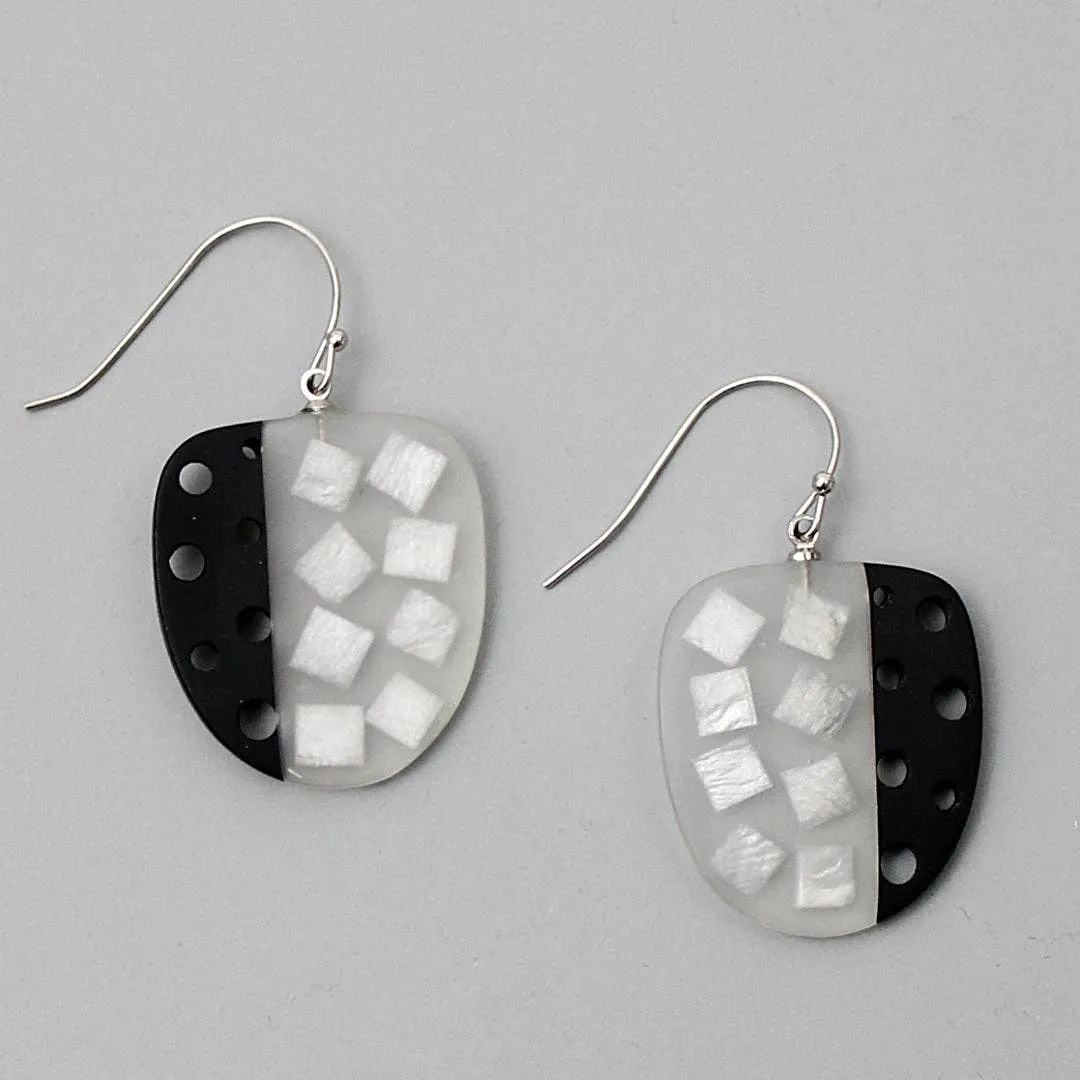 Sylca Designs - White Bethany Earrings