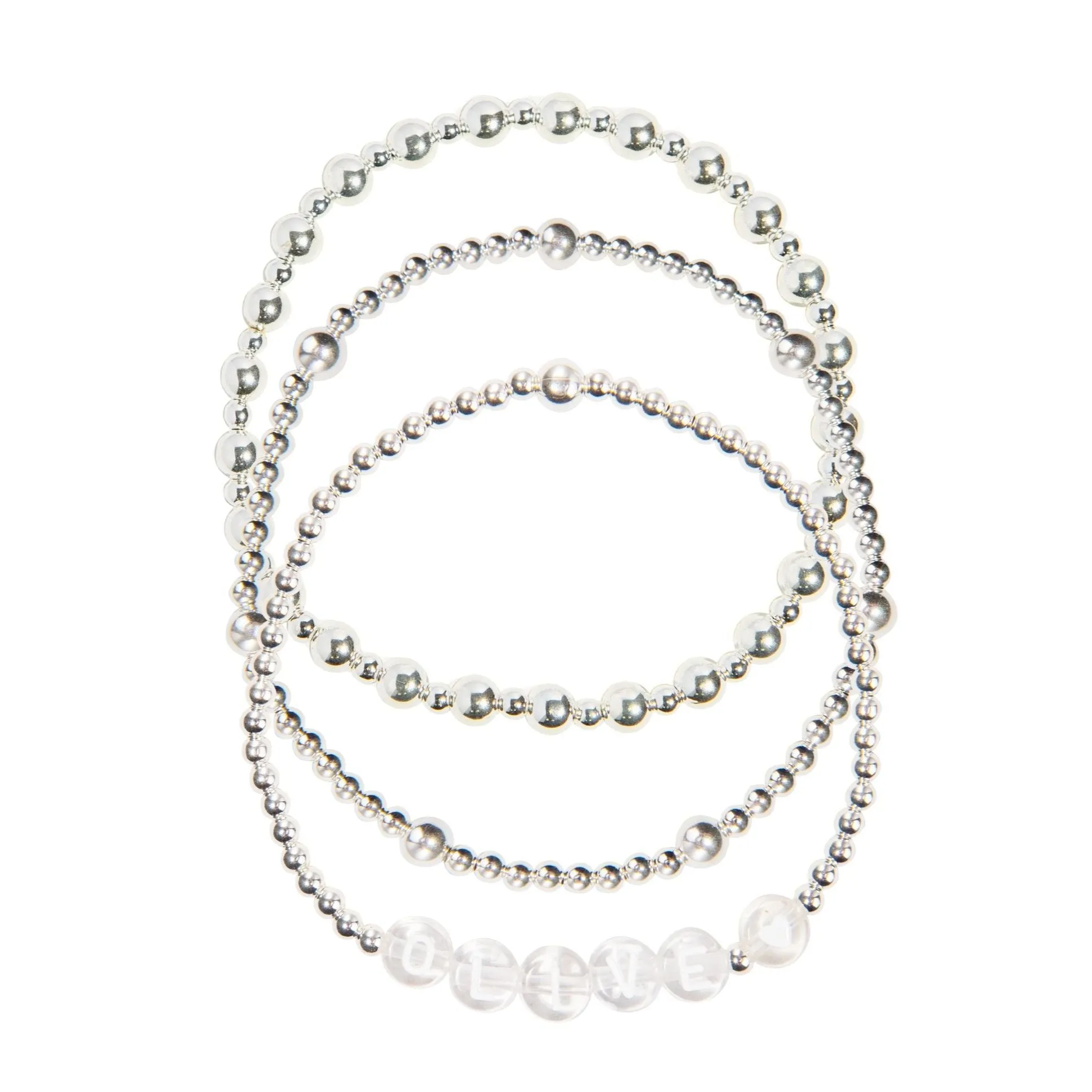 The Natalie stack (three bracelets)