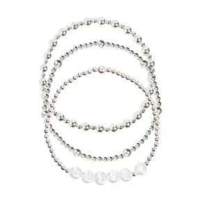 The Natalie stack (three bracelets)