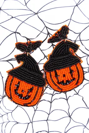 Viola The Bat and The Jack Seed Bead Earring
