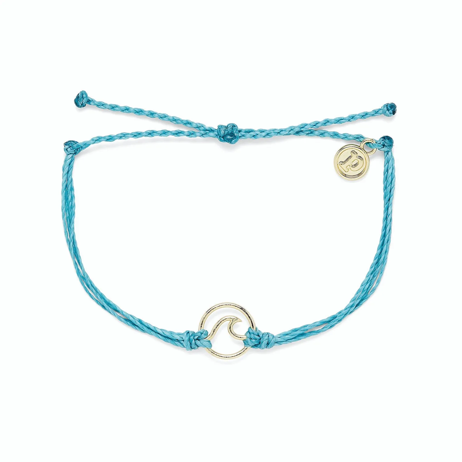 WAVE BRACELET GOLD CHARM | PURA VIDA