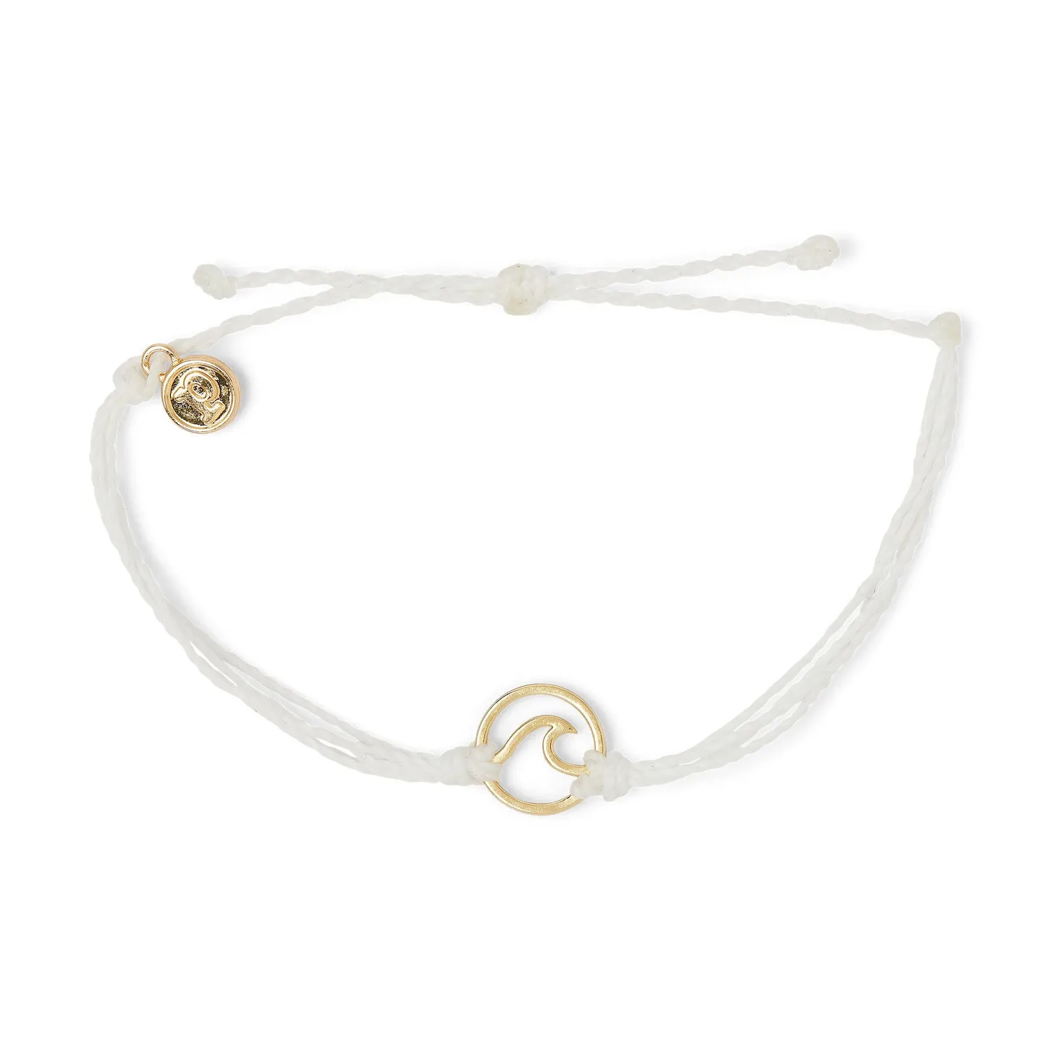 WAVE BRACELET GOLD CHARM | PURA VIDA