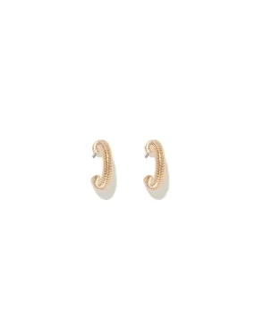 Yasmin Spiral Hoop Earrings