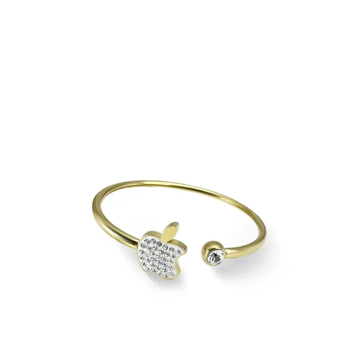 Zaivraat Golden - Tone Cuff  Bracelet  - 12