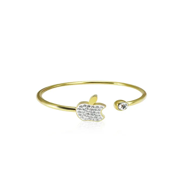 Zaivraat Golden - Tone Cuff  Bracelet  - 12